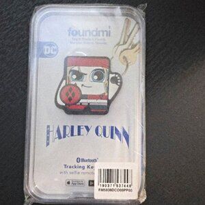 New / Sealed Foundmi Bluetooth Tracking Remote Keychain Harley Quinn